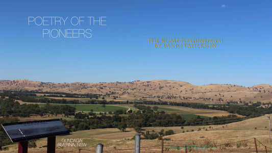 Mountain View overlooking Gundagai in Riverina Region of NSW - The Road to Gundagai by Banjo Patterson