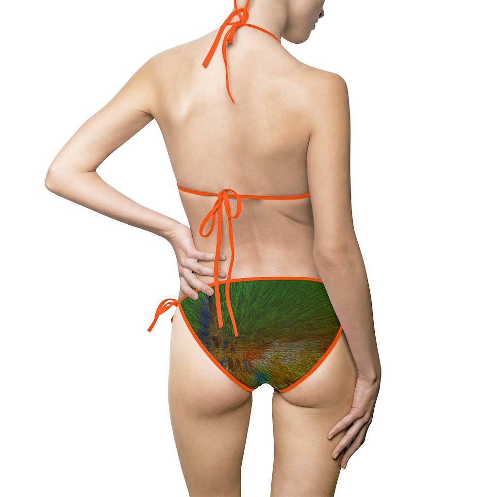 Women's Bikini Swimsuit - JADE LOTUS - LIVINGARTLIFESTYLE