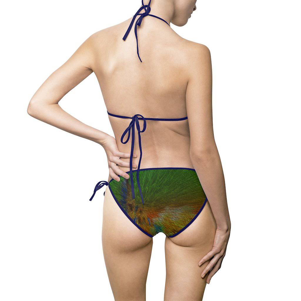 Women's Bikini Swimsuit - JADE LOTUS - LIVINGARTLIFESTYLE