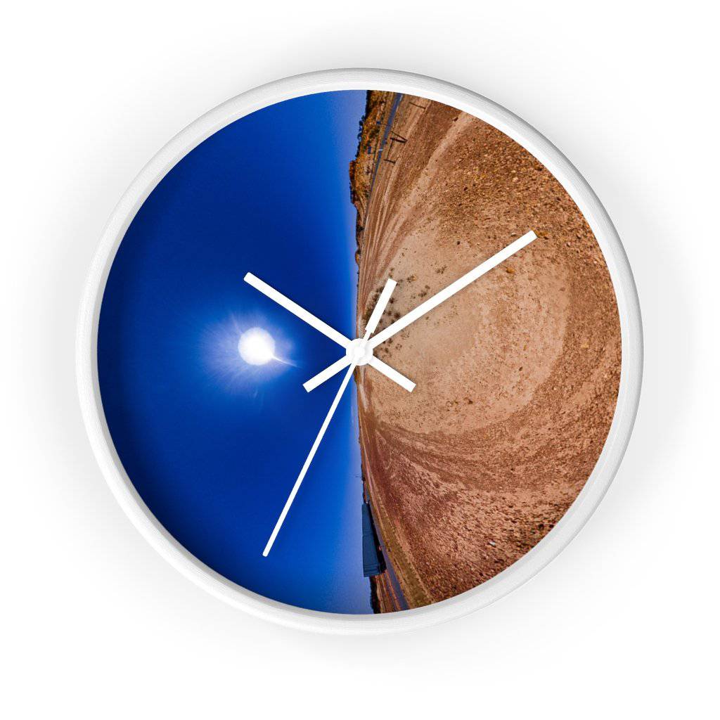 Wall Clock - Red Planet VII - LIVINGARTLIFESTYLE - GIFT IDEA - CHRISTMAS PRESENT