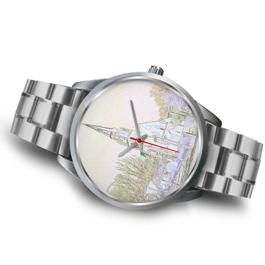 SILVER WATCH - WHITE CHAPEL - LIVINGARTLIFESTYLE